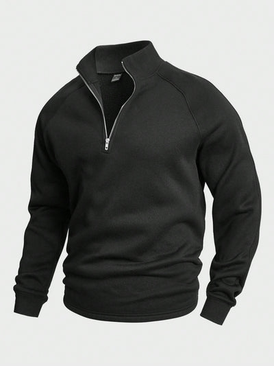 Antonio | Zip-up met halve rits