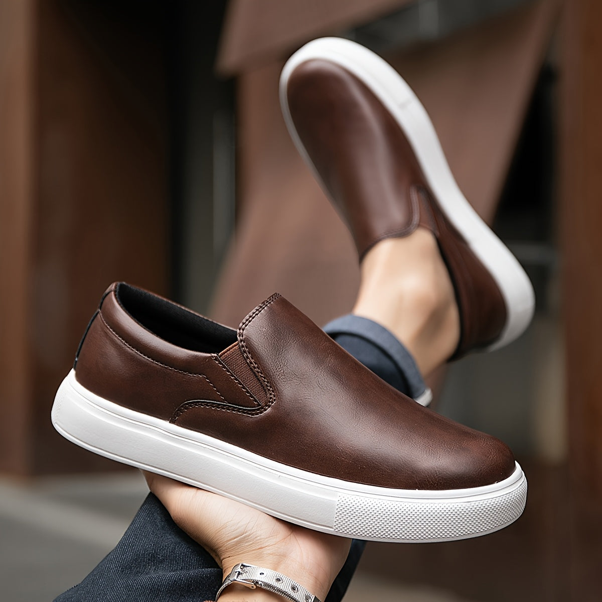 Gabriel™ | Casual Leren Instapschoenen