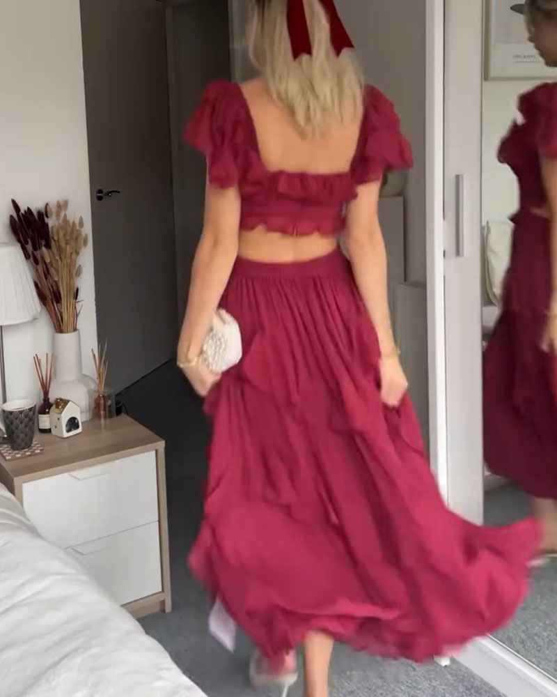 Elisa - Jurk met volant