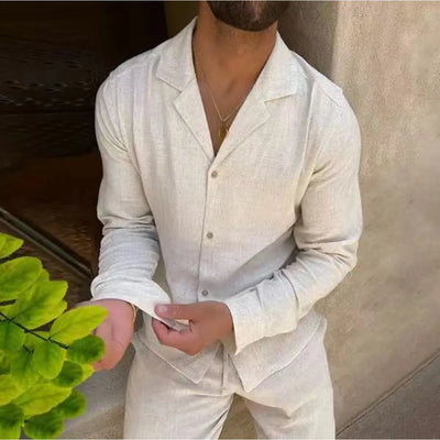 Zeus™ | Compleet Zomeroutfit voor Mannen in Linnen