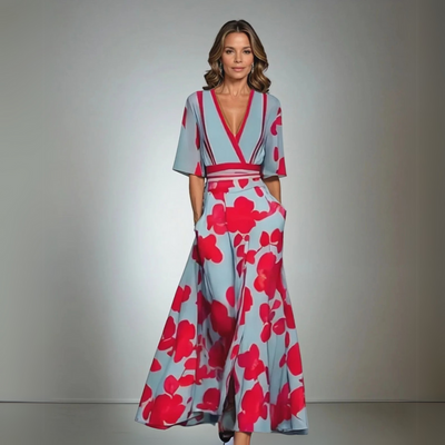 Jamie - Elegante jurk met bloemenmotief