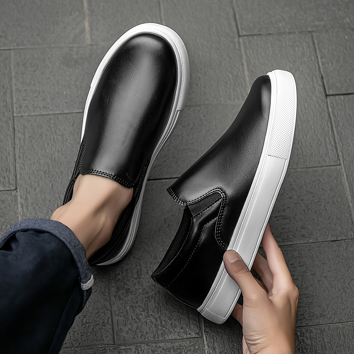 Gabriel™ | Casual Leren Instapschoenen