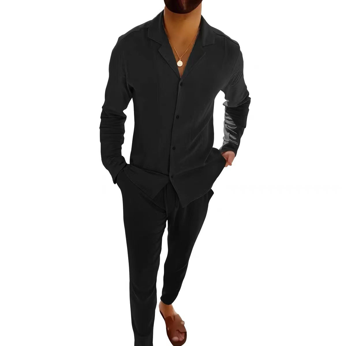 Zeus™ | Compleet Zomeroutfit voor Mannen in Linnen
