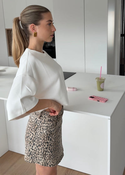DENIM LEO SKORT