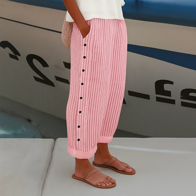 Sandrine | Luchtige Linnen Loungebroek