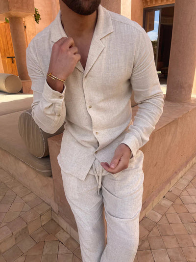 Zeus™ | Compleet Zomeroutfit voor Mannen in Linnen