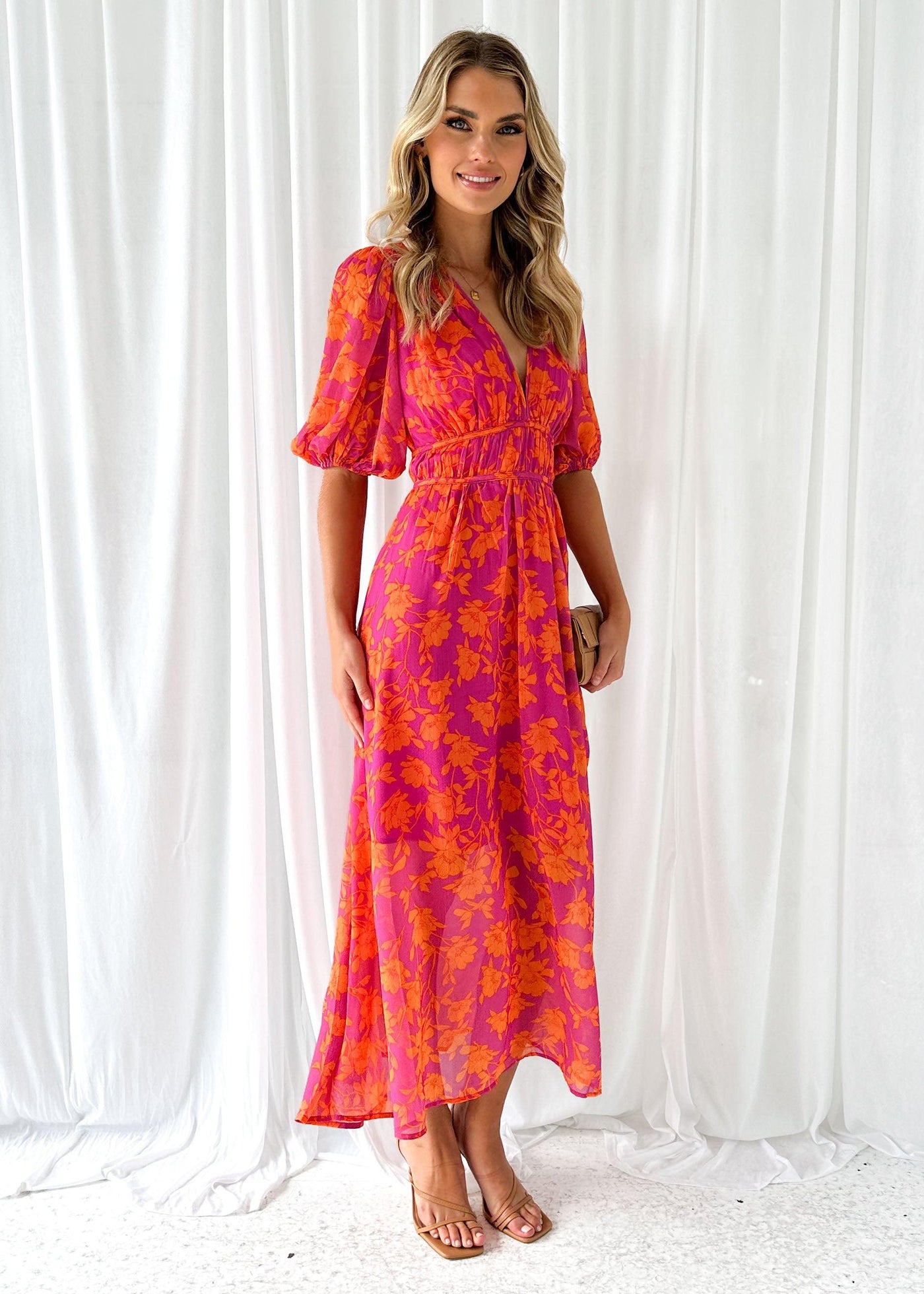 Clara | Lente lange jurk