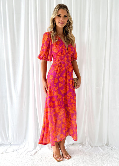 Clara | Lente lange jurk