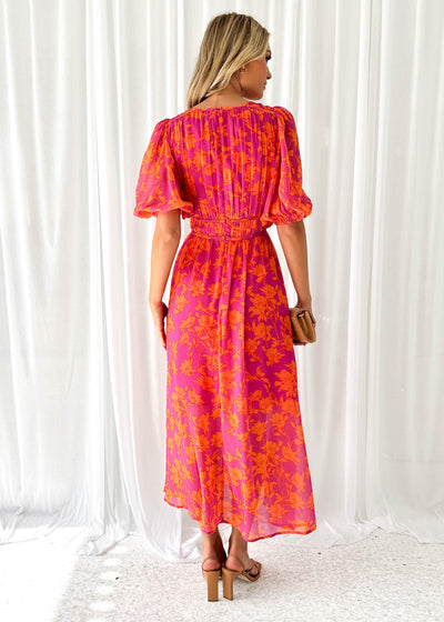 Clara | Lente lange jurk