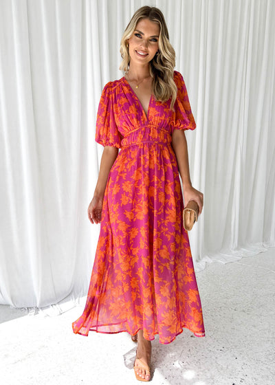 Clara | Lente lange jurk