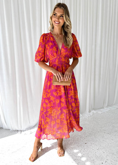 Clara | Lente lange jurk