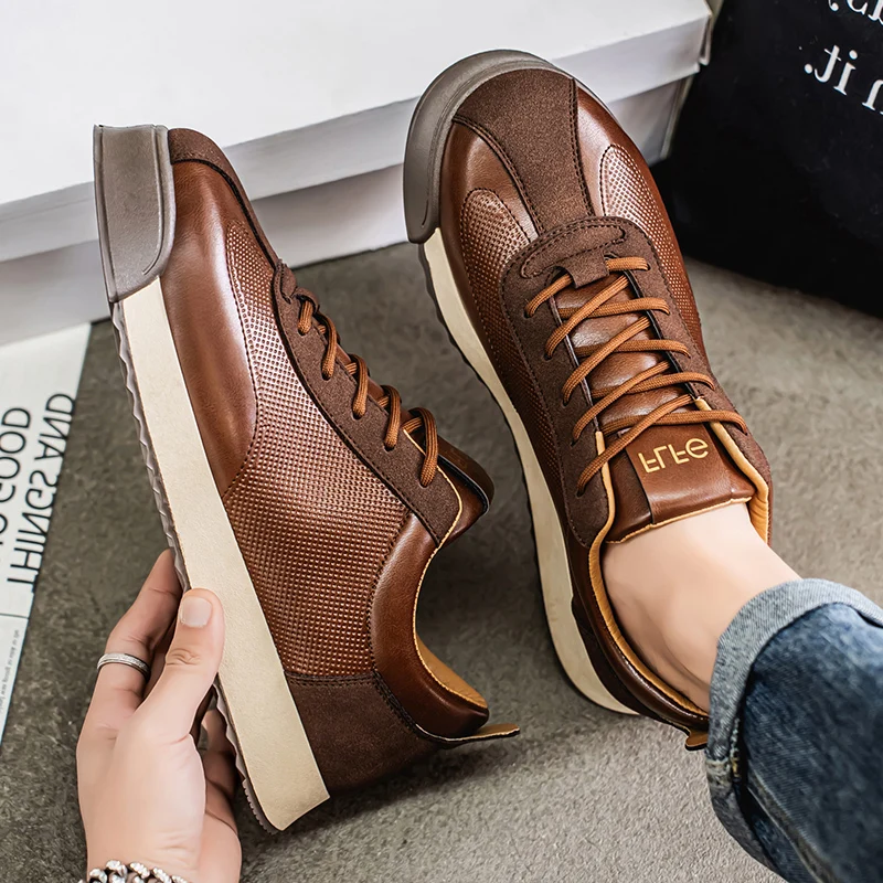Aron™ | Italiaanse Leren Schoenen