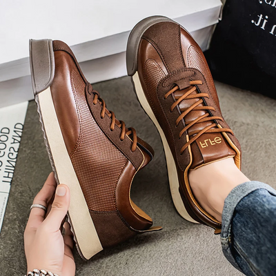 Aron™ | Italiaanse Leren Schoenen