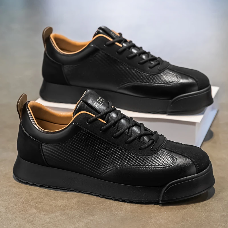 Aron™ | Italiaanse Leren Schoenen