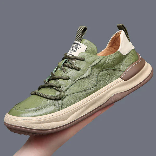 Tony™ | Leren schoenen met dikke zool