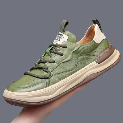 Tony™ | Leren schoenen met dikke zool