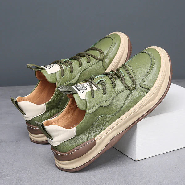Tony™ | Leren schoenen met dikke zool