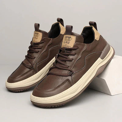 Tony™ | Leren schoenen met dikke zool