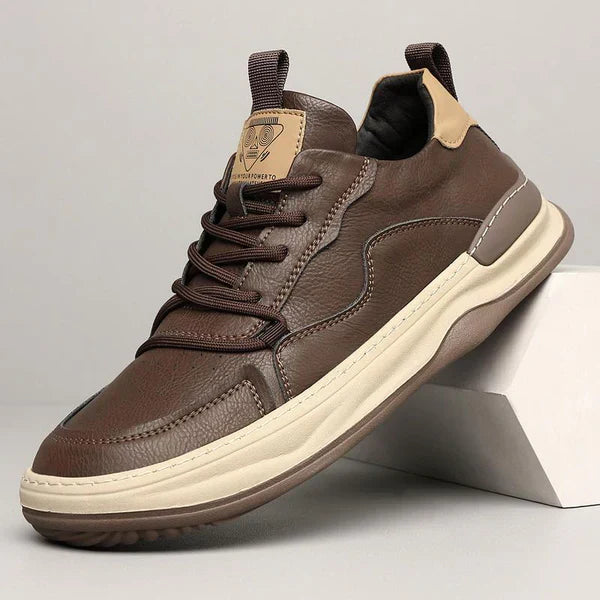 Tony™ | Leren schoenen met dikke zool