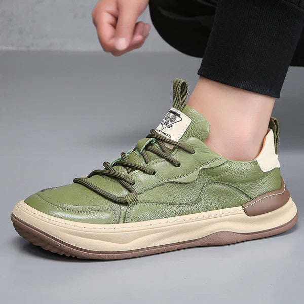 Tony™ | Leren schoenen met dikke zool