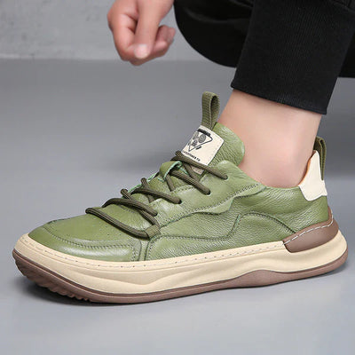 Tony™ | Leren schoenen met dikke zool