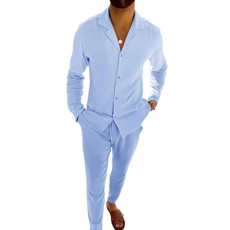 Zeus™ | Compleet Zomeroutfit voor Mannen in Linnen