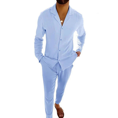 Zeus™ | Compleet Zomeroutfit voor Mannen in Linnen
