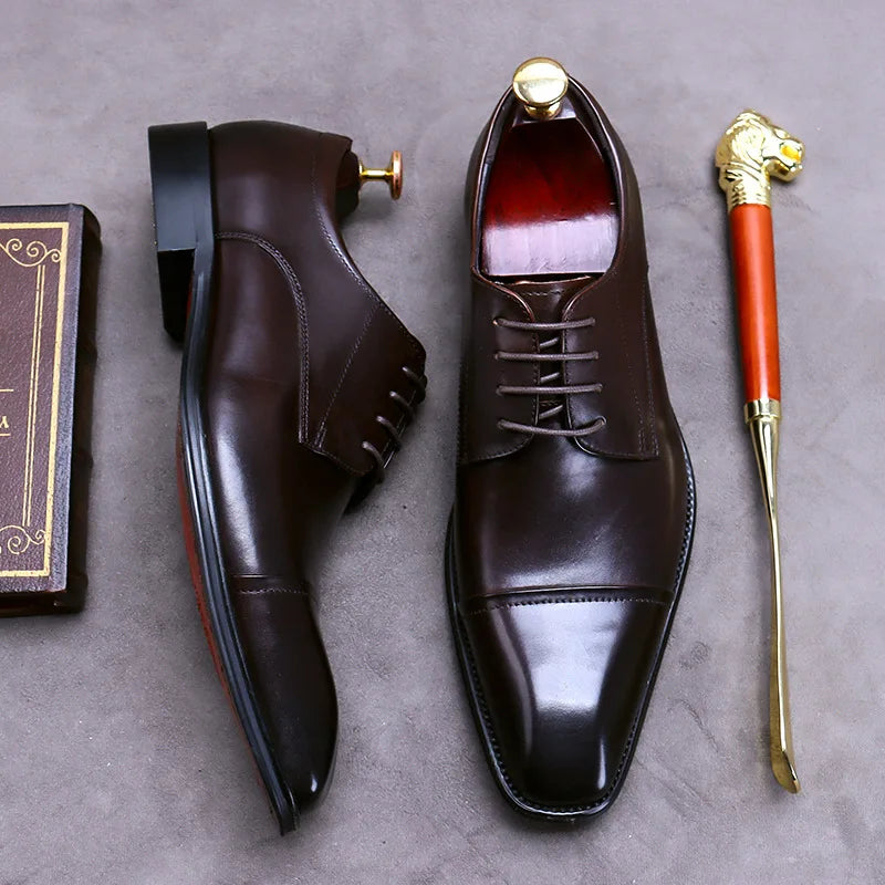 Emil™ | Elegante leren zakelijke schoenen