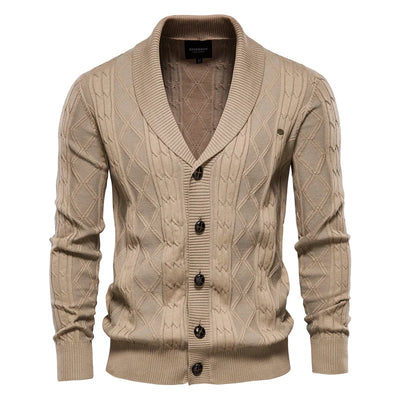 Xavier | Heren Cardigan met Knoopsluiting