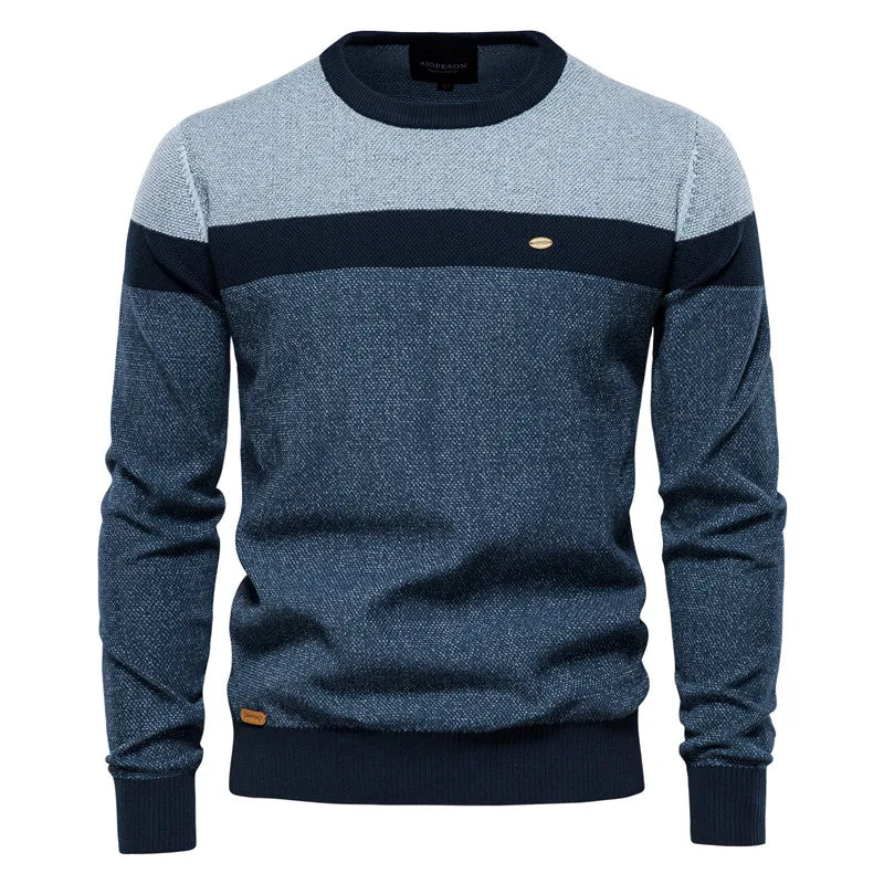 Diego | Herenvest met ronde hals