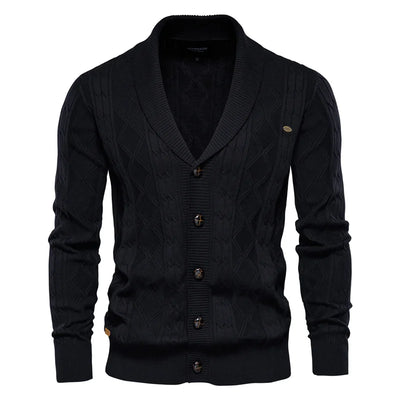 Xavier | Heren Cardigan met Knoopsluiting