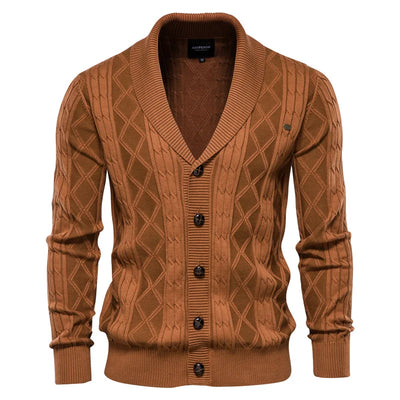 Xavier | Heren Cardigan met Knoopsluiting