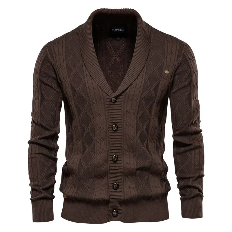 Xavier | Heren Cardigan met Knoopsluiting
