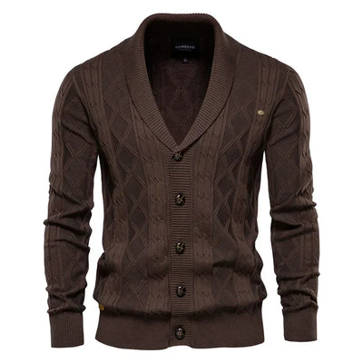 Xavier | Heren Cardigan met Knoopsluiting