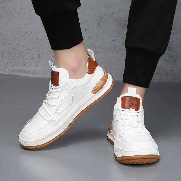 Tony™ | Leren schoenen met dikke zool