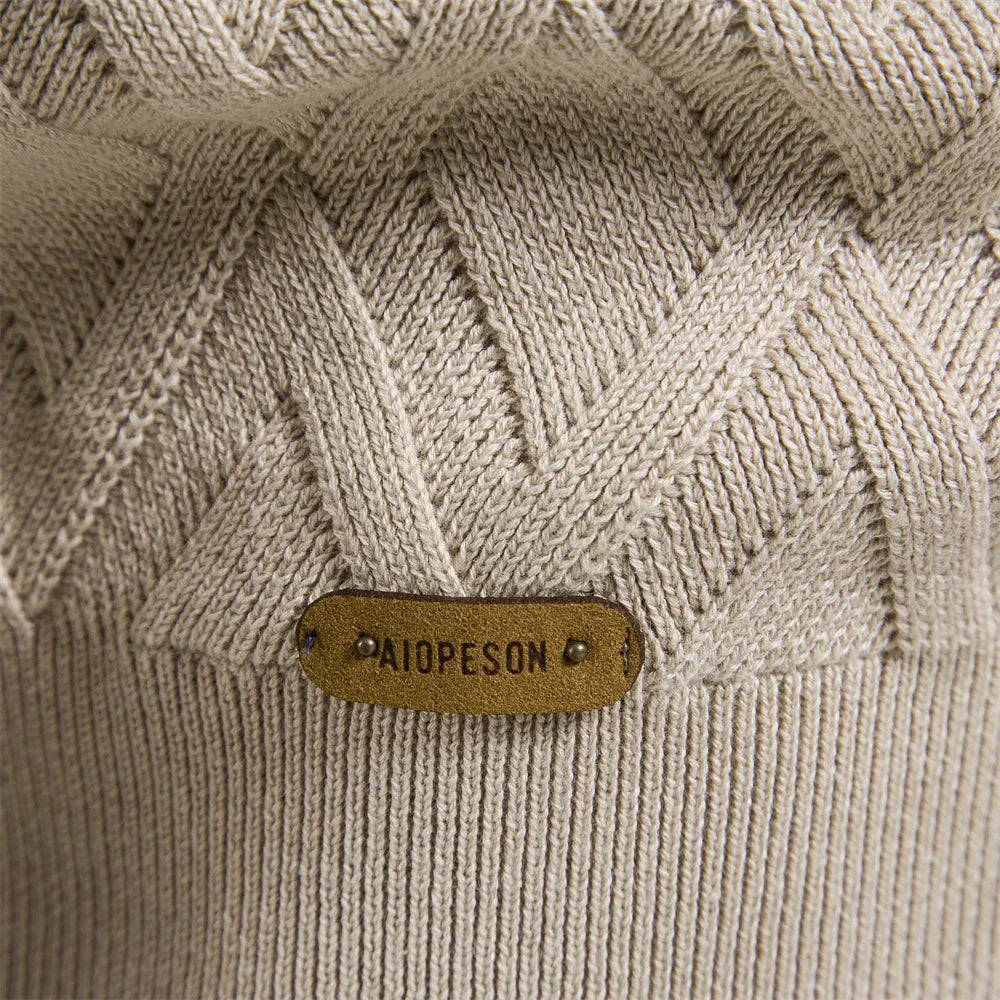 Tobias | Herenpullover met Ruitpatroon