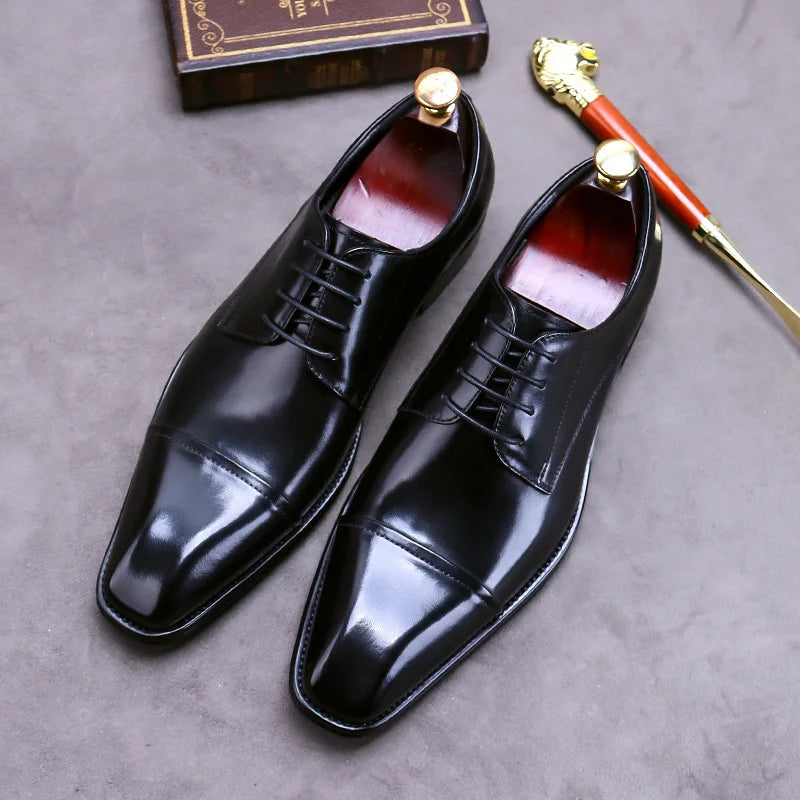 Emil™ | Elegante leren zakelijke schoenen