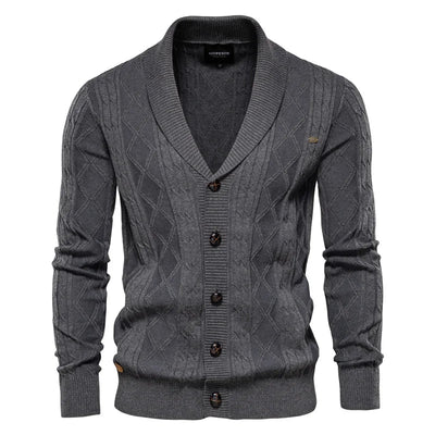 Xavier | Heren Cardigan met Knoopsluiting