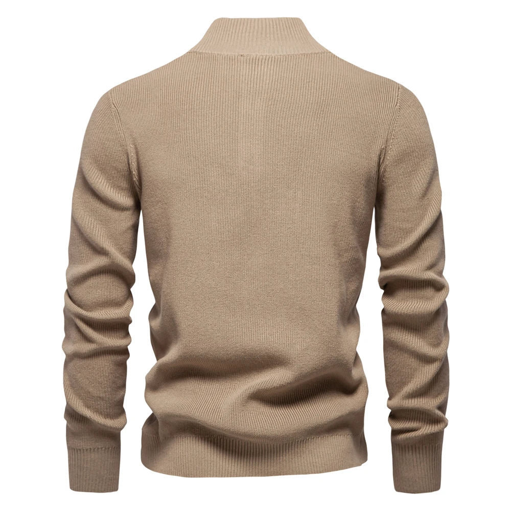 Nils | Herenpullover met knoopdesign