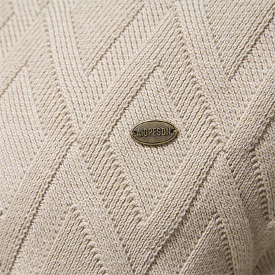 Tobias | Herenpullover met Ruitpatroon