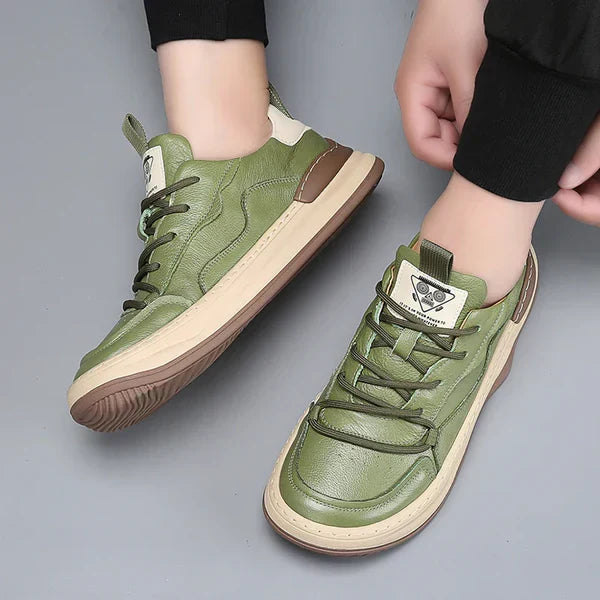 Tony™ | Leren schoenen met dikke zool