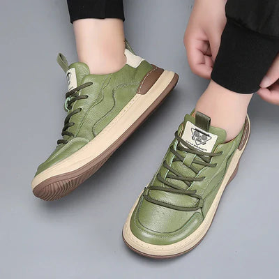 Tony™ | Leren schoenen met dikke zool