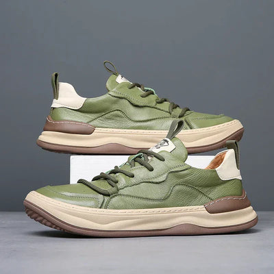 Tony™ | Leren schoenen met dikke zool