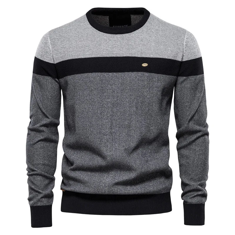 Diego | Herenvest met ronde hals