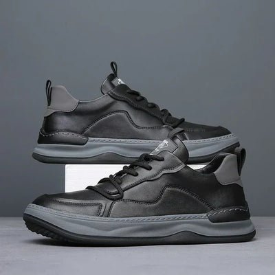 Tony™ | Leren schoenen met dikke zool