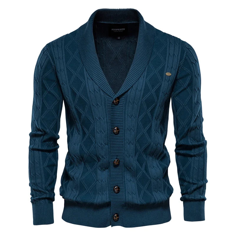 Xavier | Heren Cardigan met Knoopsluiting