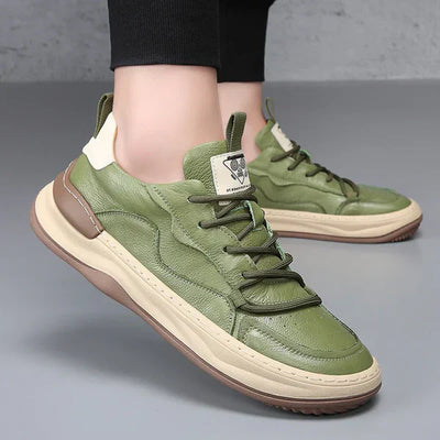 Tony™ | Leren schoenen met dikke zool