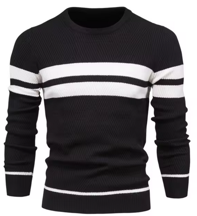 Marc | Stijlvolle herenpullover met visgraatpatroon