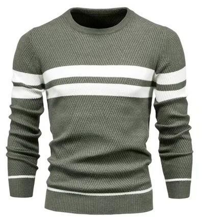 Marc | Stijlvolle herenpullover met visgraatpatroon