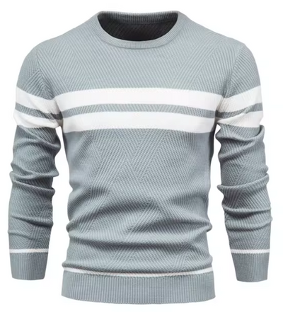 Marc | Stijlvolle herenpullover met visgraatpatroon